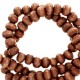 Wooden beads round 6mm Almond brown
